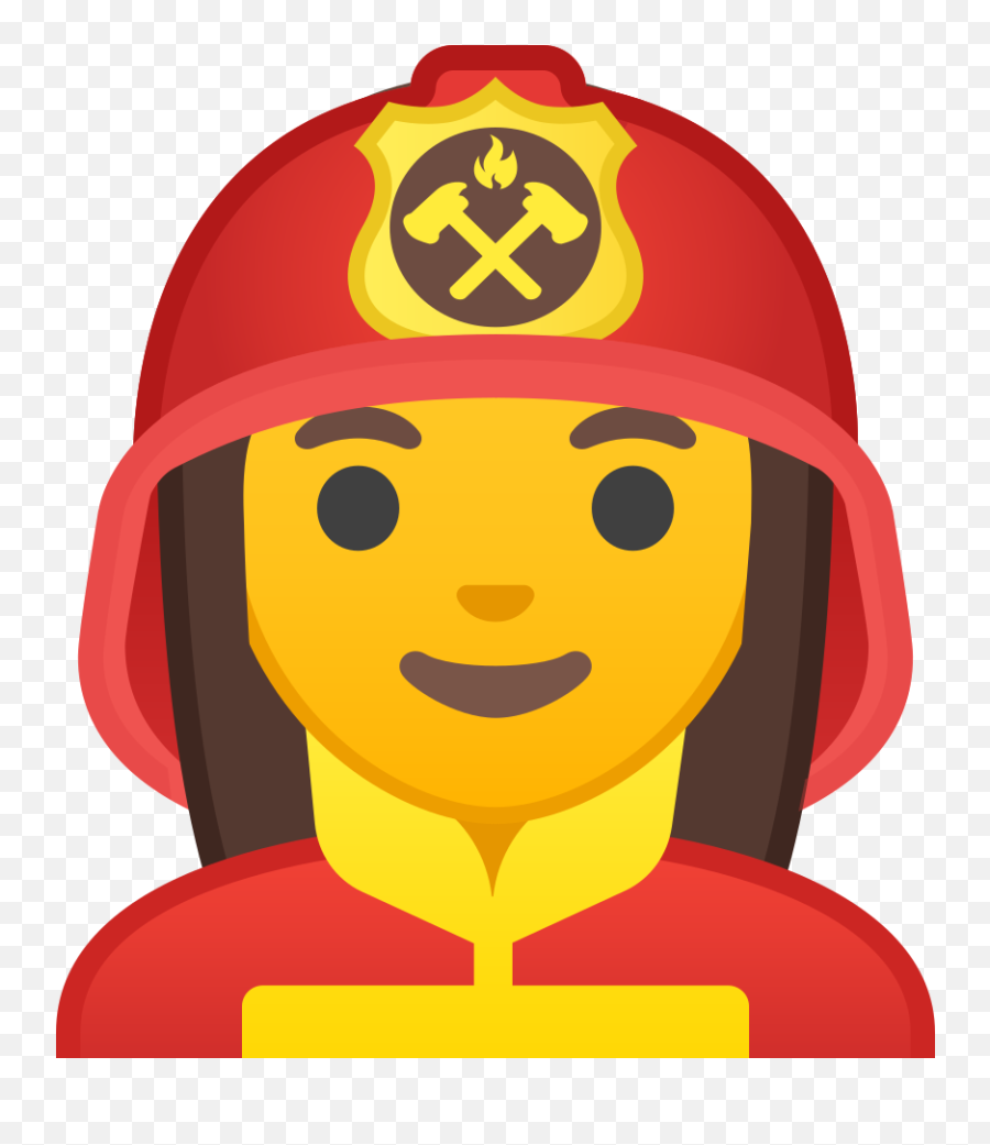 Woman Firefighter Icon - Female Firefighter Firefighter Emoji Png,Emt Icon