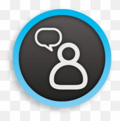 Social Media Customer Support Icon - Dot png