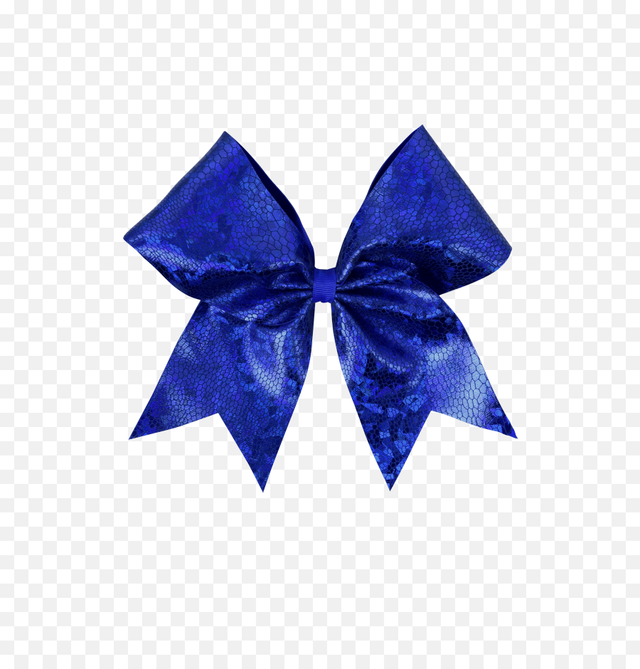 Royal Blue Dotted Sparkle I Love Cheer - Blue Cheer Bow Png,Hair Bow Png