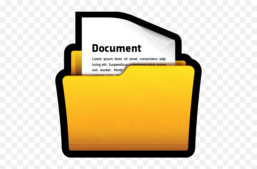 Folder My Documents Win Office Icon - My Document Icon Png,Office Folder Icon