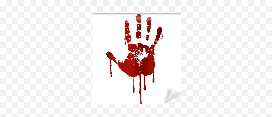 Bloody Hand Print Wall Mural U2022 Pixers - We Live To Change Honor Killing Png,Bloody Handprint Png