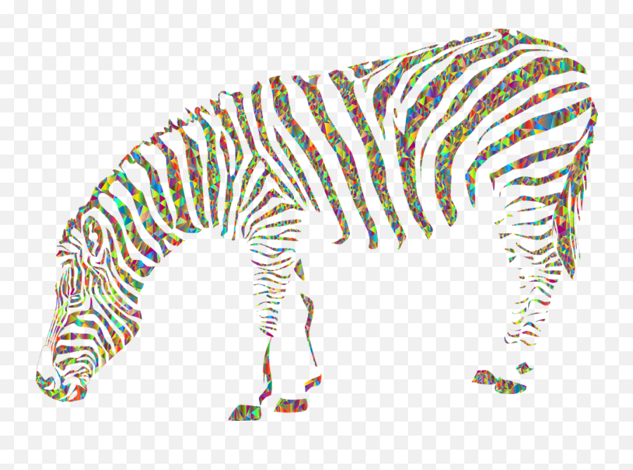 Zebra Low Poly Geometric - Free Vector Graphic On Pixabay Animal White Background Download Png,Zebra Logo Png