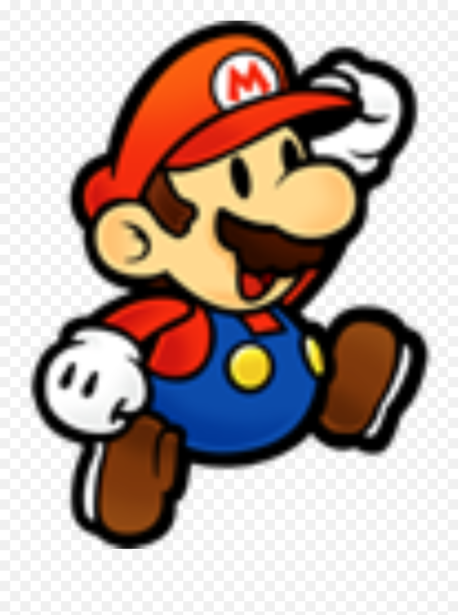 Spm Jumping Mario - Paper Mario Png,Mario Jumping Png