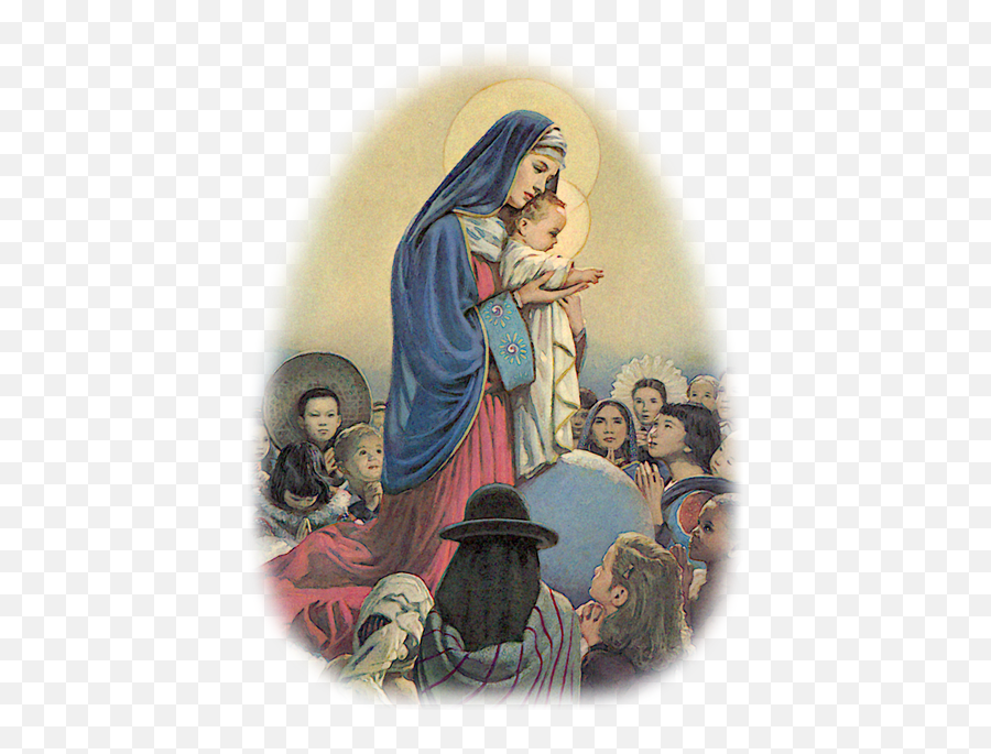 Queen Of Apostles - Hijos De Maria Santisima Png,Icon Holy Mother Santa Maria