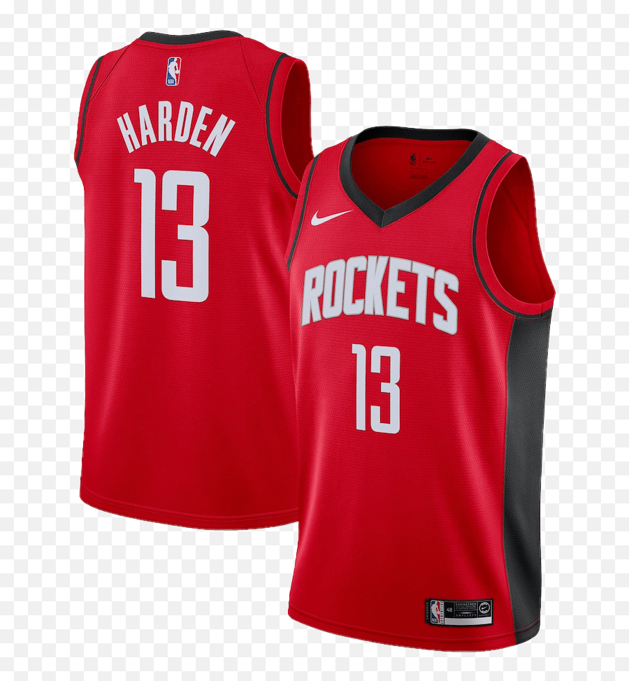 Houston Rockets James Harden 13 Nike Red 201920 Swingman - Sleeveless Png,James Icon