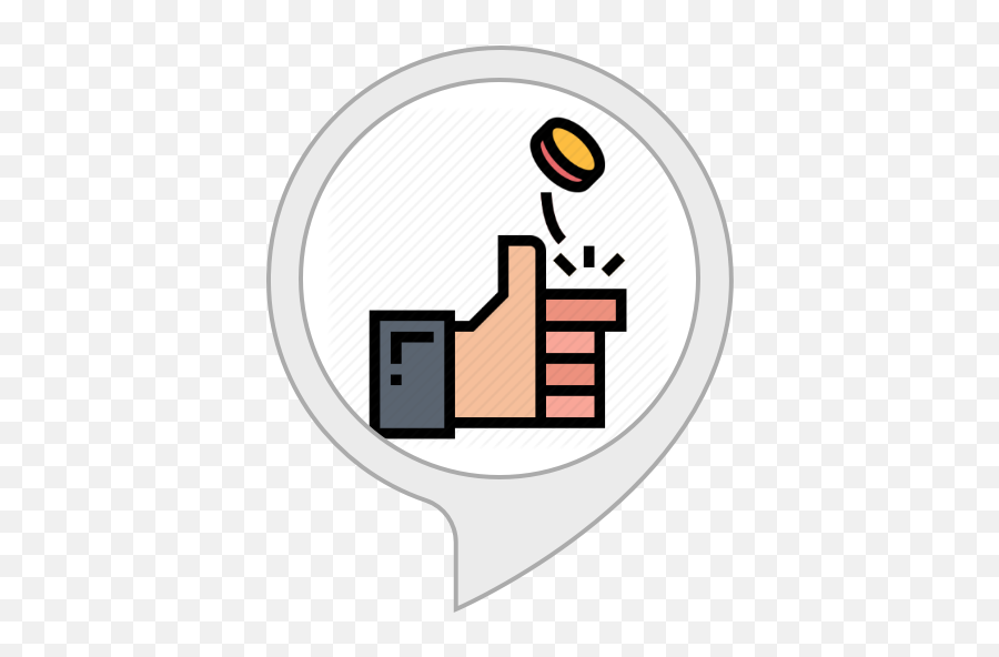 Coin Flip - Voice App Store Mão Facebook Png,Coin Icon Transparent