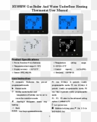 Global Gas Boiler And Water Underfloor Heating Thermostat - Dot png