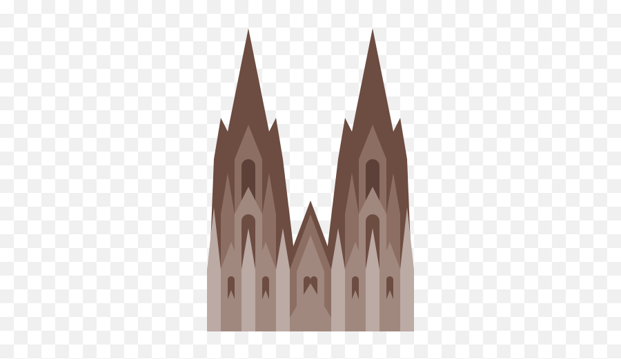 Cologne Cathedral Icon In Color Style - Kölner Dom Png,Icon Cologne