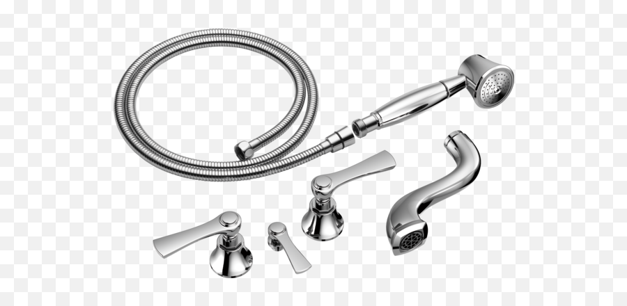 Moen T654 Wynford Two - Handle Roman Tub Filler With Brizo Rook Tub Filler Trim Kit Handles Png,Moen Icon