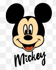 Mickey Mouse Logo History Meaning Symbol Png - Cartoon Face Drawing