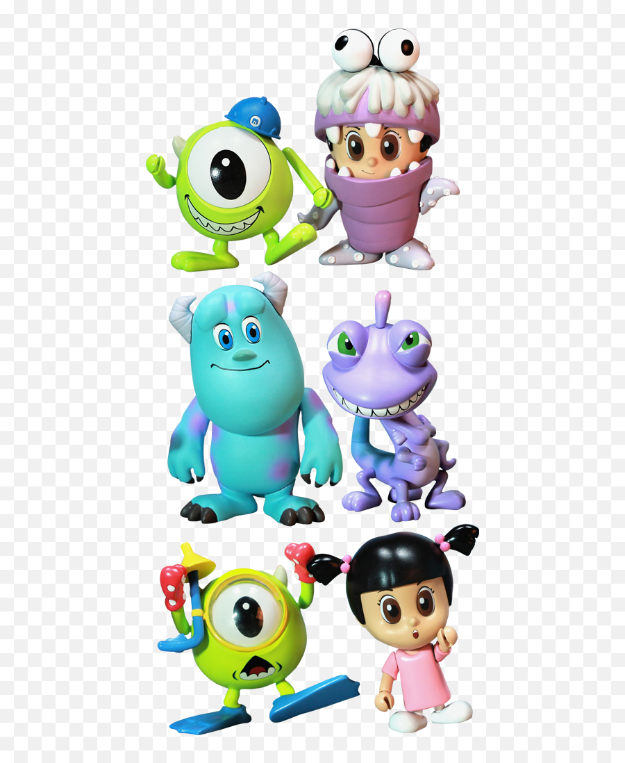 Disney Monsters Inc Cosbaby Series - Complete Set Vinyl Collectible By Hot Toys Png,Monster Inc Png