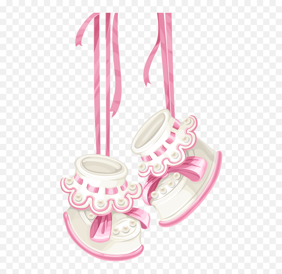 Its A Girl Clipart Png - Pink Baby Booties Clipart,Baby Girl Png