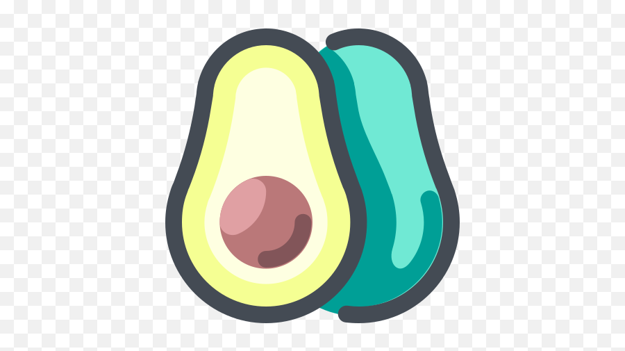 Avocado Icon In Pastel Style - Dot Png,Avocado Icon