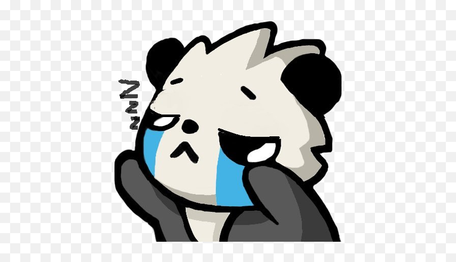 Pandasleepcry - Discord Emoji Panda Emoji Discord Gif Png,Sleepy Emoji Png