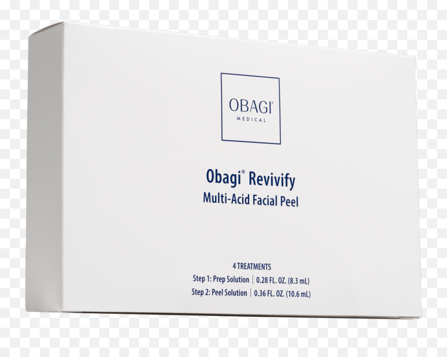 Revivify Multi - Acid Facial Peel Facial Peel Obagi Horizontal Png,Page Peel Icon