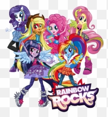 Hasbro Talks Season Five And Rainbow Rocks Bronycom T - My Little Pony Equestria Girls Rainbow Rocks Png,Cartoon Rock Png