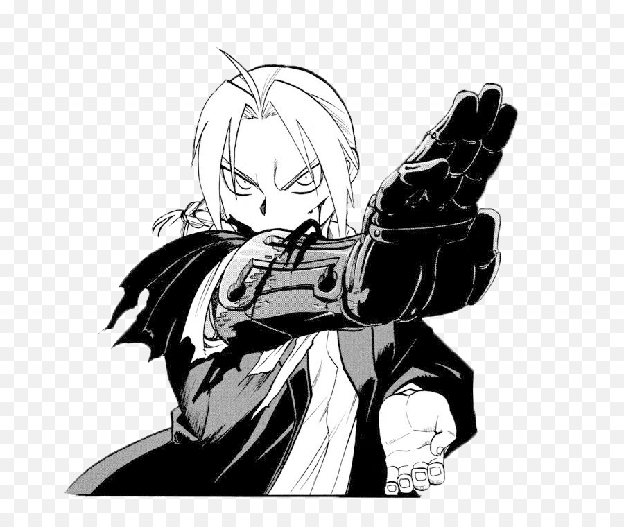 Edward Elric Manga Render Png Fullmetal Alchemist Dragon Ball Z Folder Icon