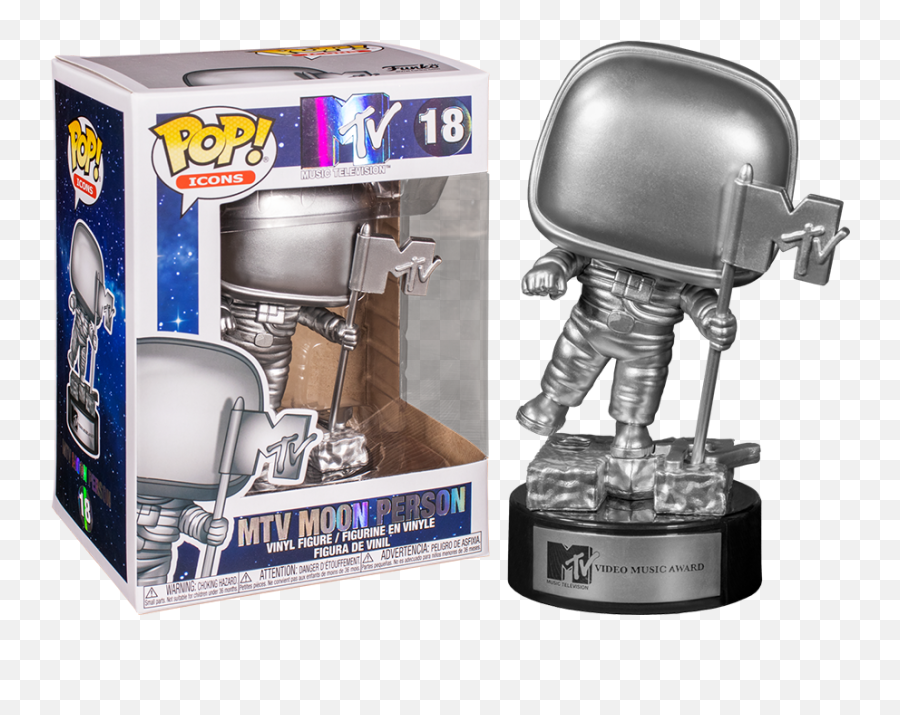 Pop Ads Icons Mtv Awards Moon Man Png Ad Icon Funko