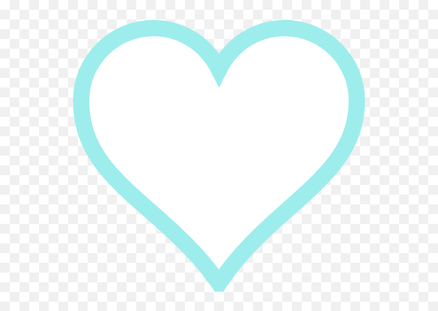 Blue Heart Frame Png Image - Heart,Heart Frame Png