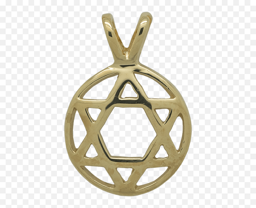 Gold Plated Double Bail Star Of David - Locket Png,Star Of David Transparent