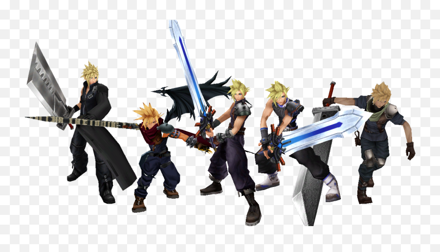 Brawl Vault - Action Figure Png,Cloud Strife Png