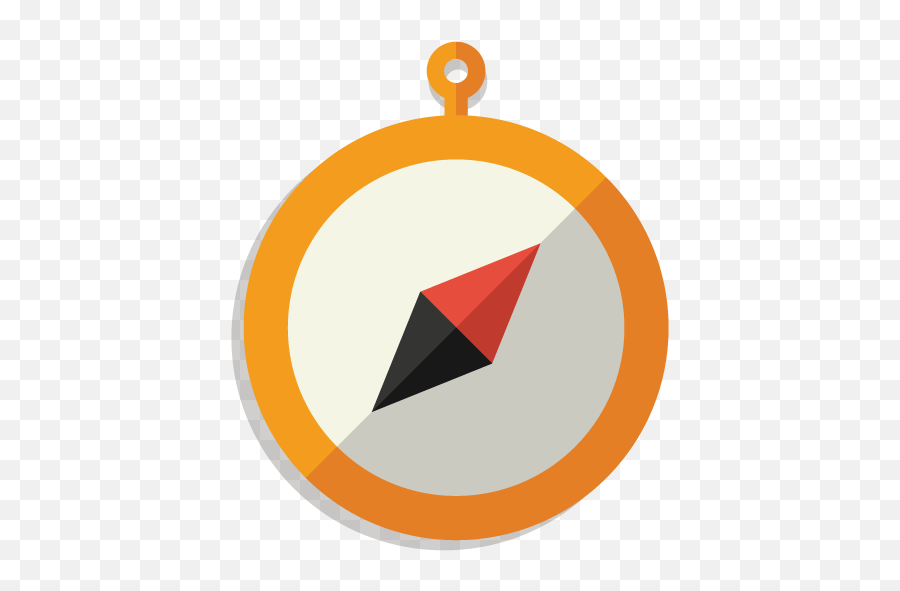Compass Icon Myiconfinder - Compass Png Flat Design,Compas Png