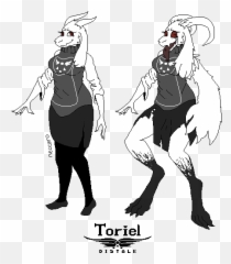 Download Hd Toriel Design As The Secondary Forms Make Their - Split Personality Tale Au Png,Toriel Png