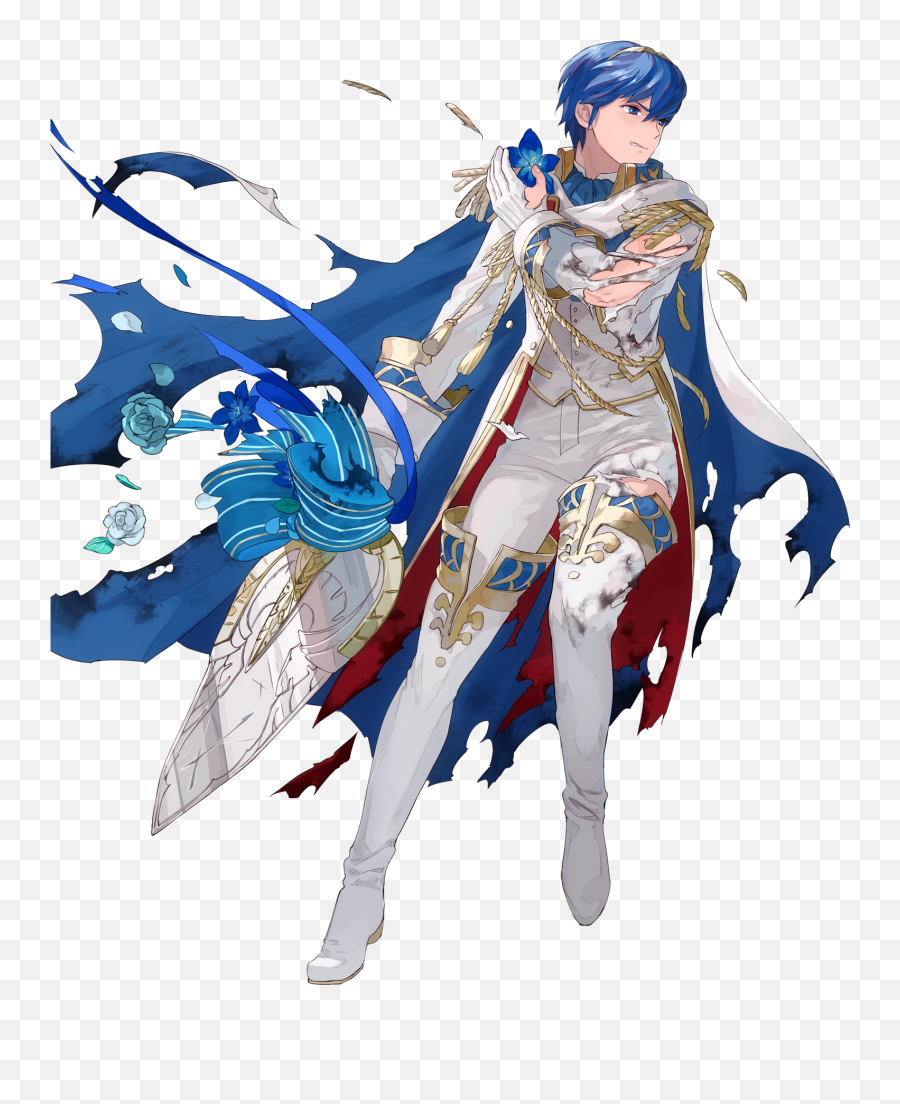 Transparent Background - Zerochan Anime Image Board Fire Emblem Groom Marth Png,Blue Fire Transparent Background