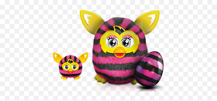 Coco - Furby Boom Pink And Black Stripes Png,Furby Png