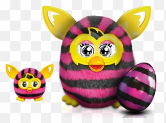 Coco - Furby Boom Pink And Black Stripes Png,Furby Png