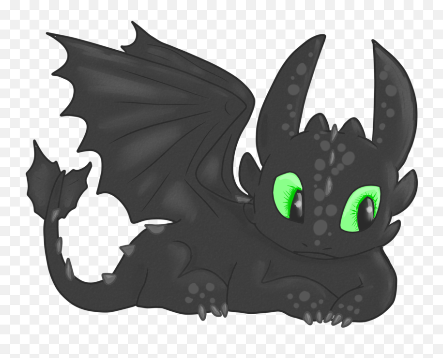Download Baby Toothless By Galactic - Night Fury Baby Png Night Fury Toothless Dragon Silhouette,Toothless Png