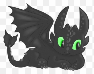 Download Baby Toothless By Galactic - Night Fury Baby Png Night Fury Toothless Dragon Silhouette,Toothless Png