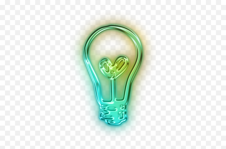 Glowing Bulb Png Mart - Neon Lights Logo Transparent,Glowing Light Png