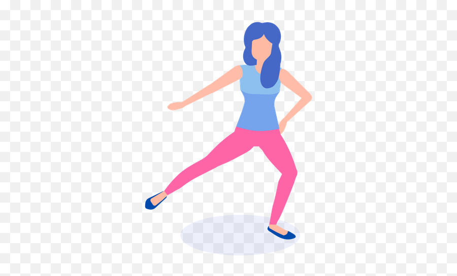 Dancing Girl Icon Of Flat Style - Available In Svg Png Eps Illustration,Dancing Girl Png