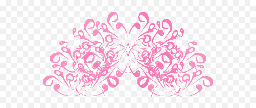 Download Hd Fancy Pink Scroll Design Scroll Clipart