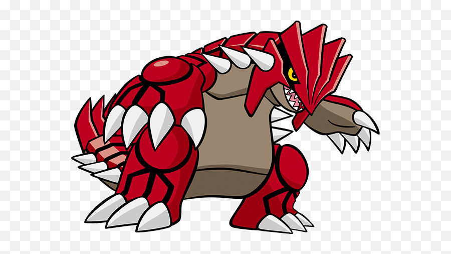 Groudon Details - Giant Red Dinosaur Pokemon Png,Groudon Png