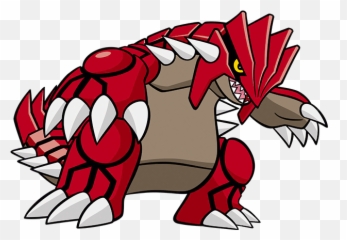 Groudon Details - Giant Red Dinosaur Pokemon Png,Groudon Png