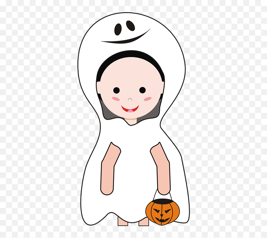 Ghost Halloween Horror - Cartoon Png,Halloween Ghost Png