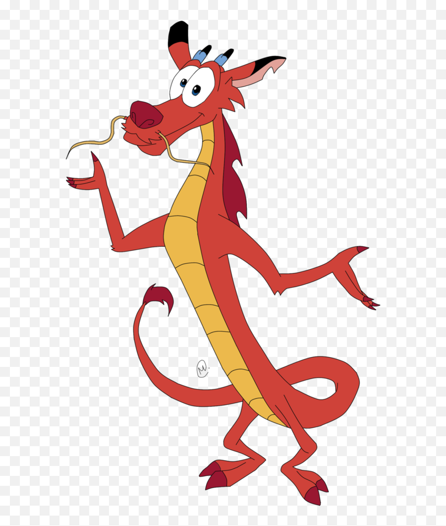 Mushu Transparent Background Png - Mulan Mushu Png,Dragon Clipart Transparent Background