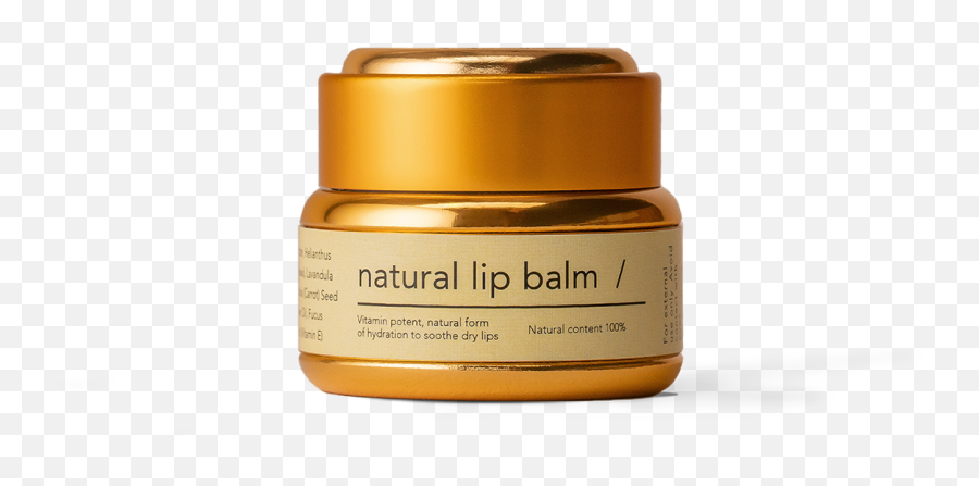 Natural Lip Balm - Lip Balm Png,Gold Lips Png