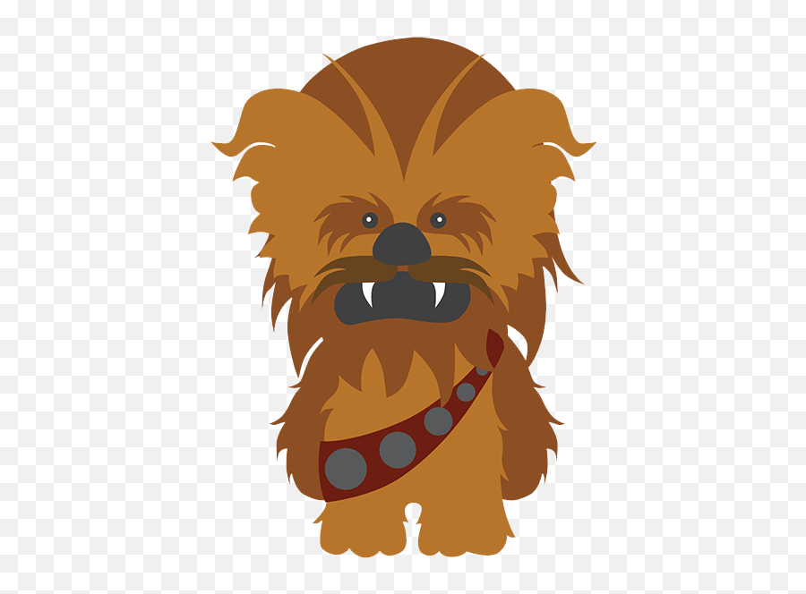 Download Hd Star Wars Wall Stickers For - Chubaca Star Wars Dibujo Png,Chewbacca Png