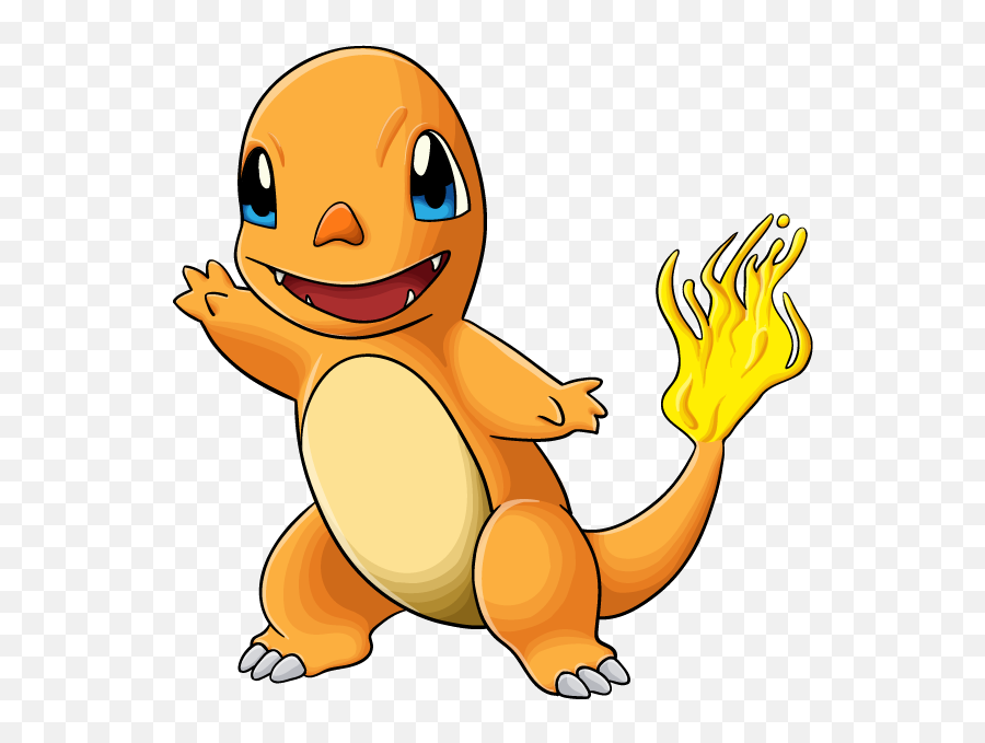 Pokemon Cartoon Drawing - Easy Pokemon Drawing Png,Charmander Transparent -  free transparent png images 