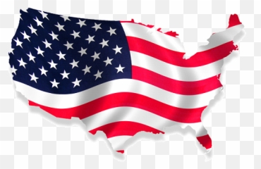Download Usa - flag Png Flag American Map Go