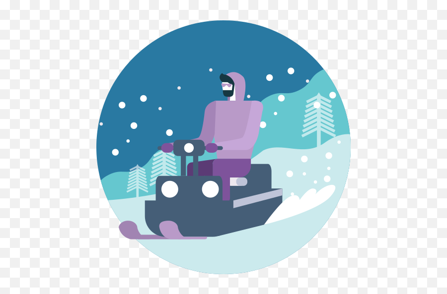 Activity Drive Man Snowfall Transportation Winter Free - Svg Icons Free Download Animated Png,Snowfall Png