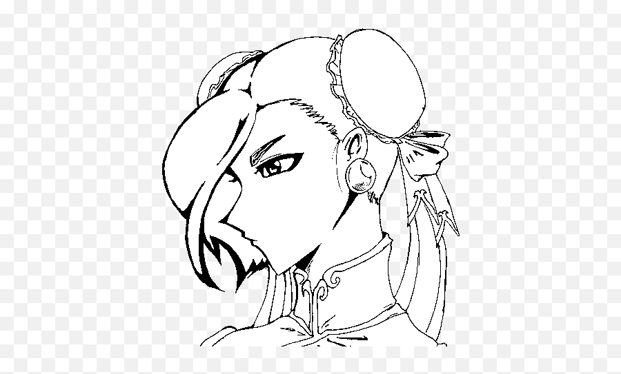 Chun - Li Coloring Page Coloringcrewcom Drawing Png,Chun Li Png