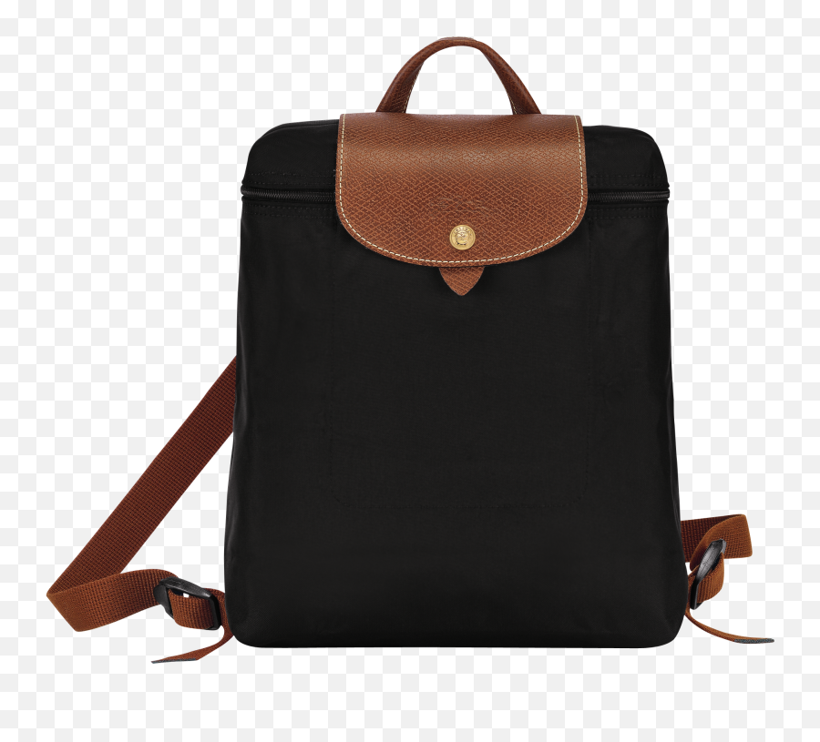 Backpack Le Pliage Black L1699089001 Longchamp Gb - Longchamp Le Pliage Backpack Png,Bookbag Png