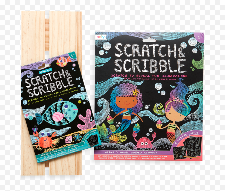 Scratch U0026 Scribble Sheets U2014 Swallowfield - Mermaid Magic Scratch Png,Blank Book Cover Png