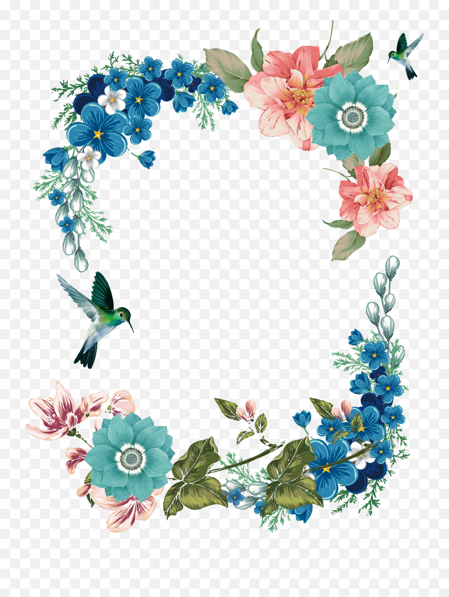 Floral Design Flower Icon - Fresh Floral Borders Png High Resolution Floral Border,Flower Icon Png