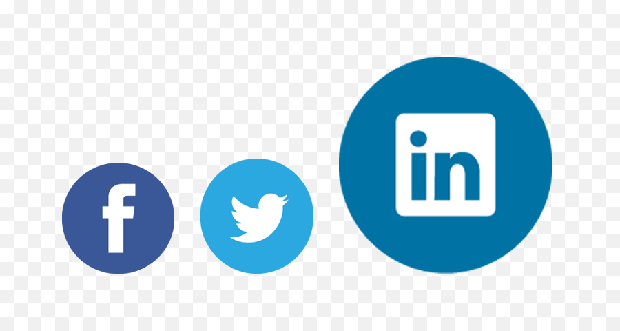 Download Official Facebook Twitter Linkedin Icon - Fb And Fb And Twitter Icon Png,Transparent Background Twitter Logo
