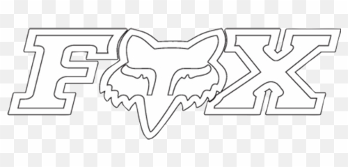 Download Fox Head X Tdc Sticker White 57cce87f D8fe 4e68 - Automotive Decal Png,Fox Head Png